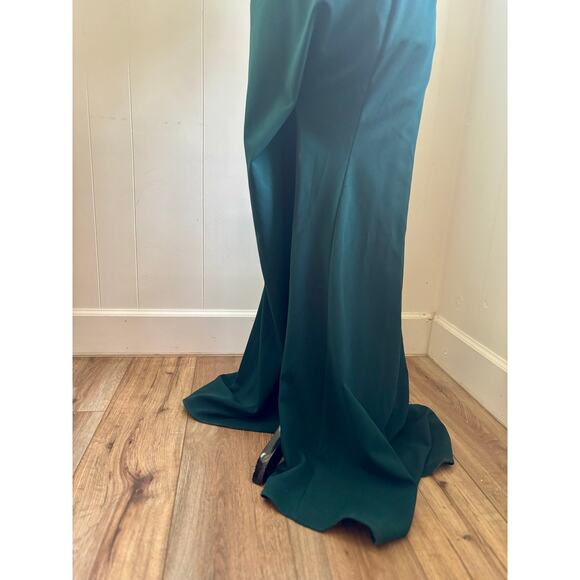 BHLDN Delice Off-The-Shoulder Dress Size 2 Jade Green - Picture 6 of 9